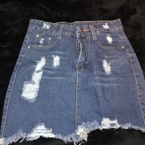 Denim skirt